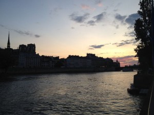 Paris Seine sunset-14-08-15